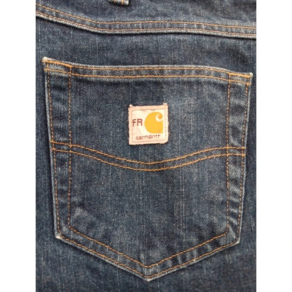 Carhartt FR Jeans Men 44x34 Flame Resistant HRC2 Workwear 280-83 Denim (2606)‎